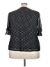 Harper Polka Dots Black 3/4 Sleeve Blouse Size 2X - photo 2