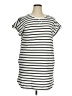 Fred David Stripes White Casual Dress Size XL - photo 1