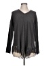 Acrobat Gray Silk Pullover Sweater Size L - photo 1
