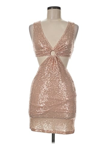 Olivaceous Cocktail Dress (view 1)