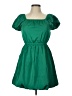 CeCe 100% Polyester Solid Green Casual Dress Size 14 - photo 1