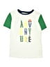 Eddie Bauer 100% Polyester Color Block Green Active T-Shirt Size 14 - photo 1