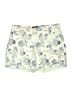 Gloria Vanderbilt Floral Ivory Shorts Size 14 - photo 1