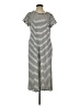 Umgee Stripes Gray Casual Dress Size S - photo 1