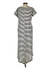 Umgee Stripes Gray Casual Dress Size S - photo 2