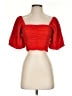 Lulus 100% Nylon Red Short Sleeve Top Size XS - photo 1