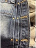 Burberry Blue Pleated Front Denim Jacket  Size 8 - photo 9