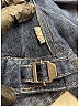 Burberry Blue Pleated Front Denim Jacket  Size 8 - photo 11