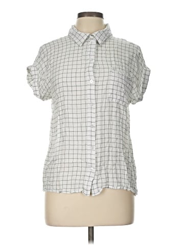 Hem & Thread Short Sleeve Blouse (view 1)