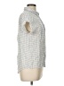 Hem & Thread 100% Rayon Checkered-gingham Gray Short Sleeve Blouse Size L - photo 4