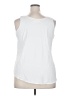 Faded Glory 100% Polyester White Sleeveless T-Shirt Size 20 - photo 2
