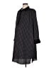 Hatch 100% Polyester Polka Dots Black Casual Dress Size Med Maternity (2) - photo 1