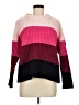 Jun & Ivy 100% Polyester Color Block Pink Pullover Sweater Size M - photo 1