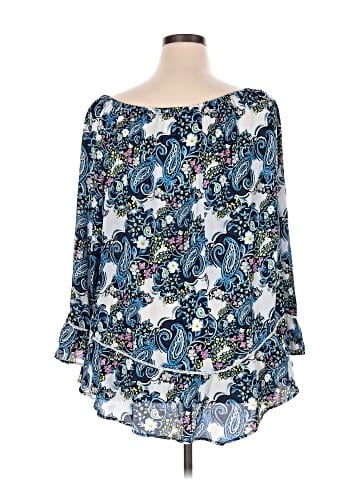 New Directions 3/4 Sleeve Blouse (view 2)