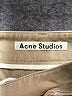 Acne Studios 100% Cotton Solid Tan Cropped Khakis Size EU 32 / US 2 - photo 8