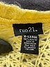 rue21 100% Acrylic Solid Yellow Pullover Sweater Size XL - photo 7