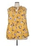 Torrid 100% Rayon Yellow Sleeveless Blouse Size 3X Plus (3) - photo 1