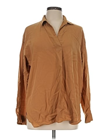 Uniqlo Long Sleeve Blouse (view 1)