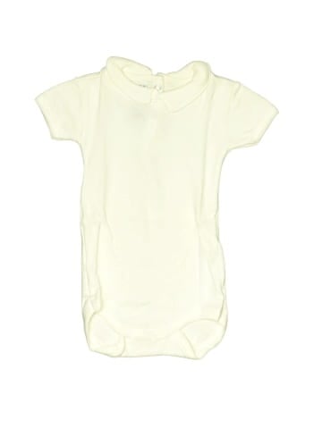 Petit Bateau Short Sleeve Onesie (view 1)