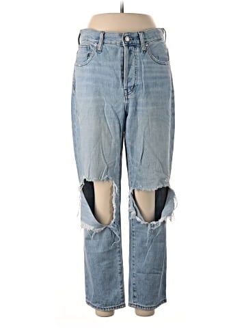 Madewell The Perfect Vintage Jean in Duncannon Wash: Ripped Edition (view 1)