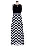 Studio One Chevron-herringbone Black Casual Dress Size 14 - photo 1
