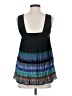 Deletta Blue Sleeveless Blouse Size XS - photo 2
