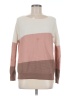 Evolution by Cyrus Color Block Pink Pullover Sweater Size M - photo 1