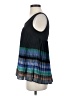 Deletta Blue Sleeveless Blouse Size XS - photo 5