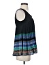 Deletta Blue Sleeveless Blouse Size XS - photo 4