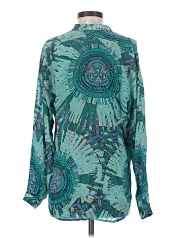 Fifteen Twenty Long Sleeve Silk Top (view 2)