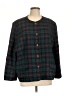 Alfred Dunner Plaid Green Blazer Size EU 42 / US 12 - photo 1