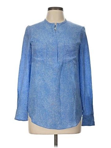 3.1 Phillip Lim Long Sleeve Silk Top (view 1)