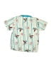 Ultimate Teal Short Sleeve Button-Down Shirt Size 6 - photo 2