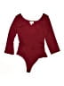 Unique Vintage Burgundy Bodysuit Size 6 - photo 1