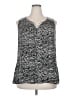 Sejour 100% Polyester Tweed Silver Tank Top Size 18 - photo 1