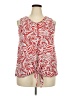 Cato 100% Polyester Red Sleeveless Blouse Size 18 - photo 1