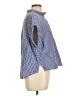 Old Navy 100% Cotton Checkered-gingham Blue Short Sleeve Button-Down Shirt Size L - photo 4