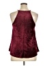 Moa Moa 100% Polyester Burgundy Sleeveless Blouse Size XL - photo 2