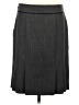 Classiques Entier Solid Gray Wool Skirt Size 8 - photo 2