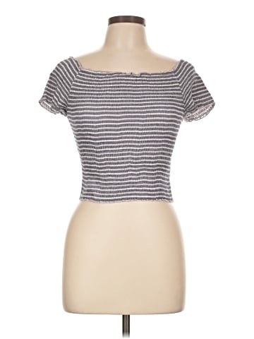 Hem & Thread Short Sleeve Top (view 1)