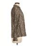 Apt. 9 Animal Print Brown Long Sleeve Blouse Size M - photo 4