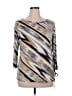 Ruby Rd. Gray 3/4 Sleeve Top Size XL - photo 1