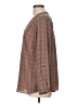 JM Collection 100% Polyester Brown Long Sleeve Blouse Size L - photo 5