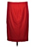 Escada Solid Red Wool Skirt Size EU 44 / US 14 - photo 2