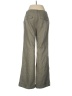 Eddie Bauer Chevron-herringbone Gray Green Wool Pants Size 8 - photo 2