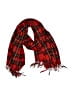 Unbranded Plaid Red Scarf One size - photo 1
