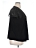 Perseption Concept Black Short Sleeve Blouse Size 1X - photo 4