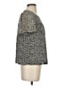 J.Crew Silver Short Sleeve Silk Top Size 4 - photo 4