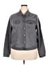 Torrid Gray Denim Jacket Size 2X Plus (2) - photo 1