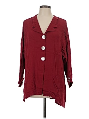 Studio 90 3/4 Sleeve Button-Down Shirt (view 1)